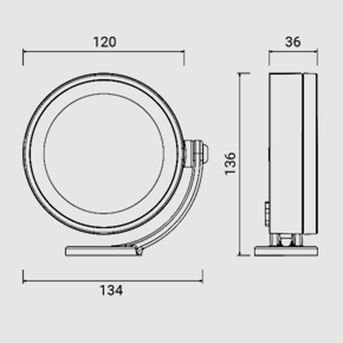 Aussenstrahler CLOCK 120 - Neue Farben – Bild 9