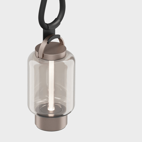 LED Akkuleuchte qu, bronze/amber – Bild 5